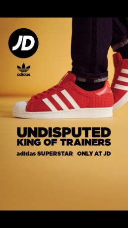 Adidas Originals red superstar