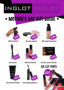 Inglot Mothers Day Gift Ideas