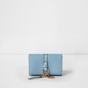 River Island Light blue ring front mini foldout coin purse €10