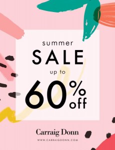 carraig donn summer sale