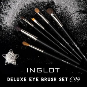 Limited Edition Inglot Christmas 6 Piece Eye Brush Set €99