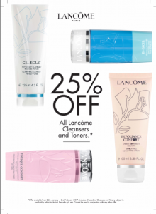 Lancome Cleansers & Toners City Square